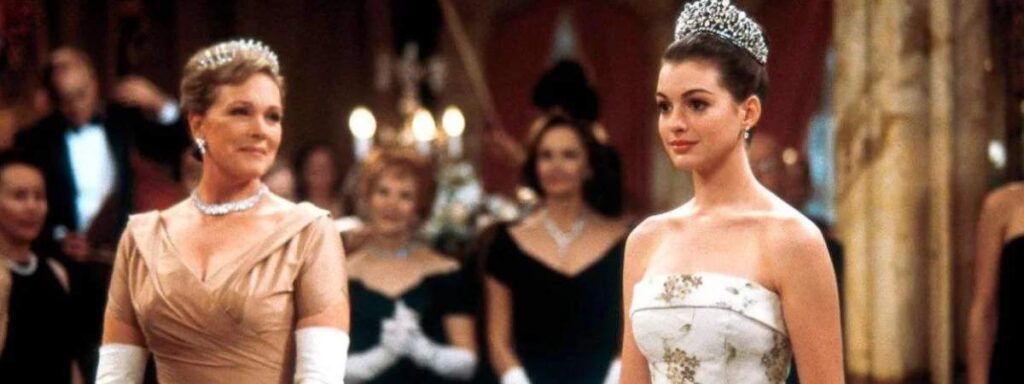 Anne Hathaway e Julie Andrews em "Diário da Princesa"