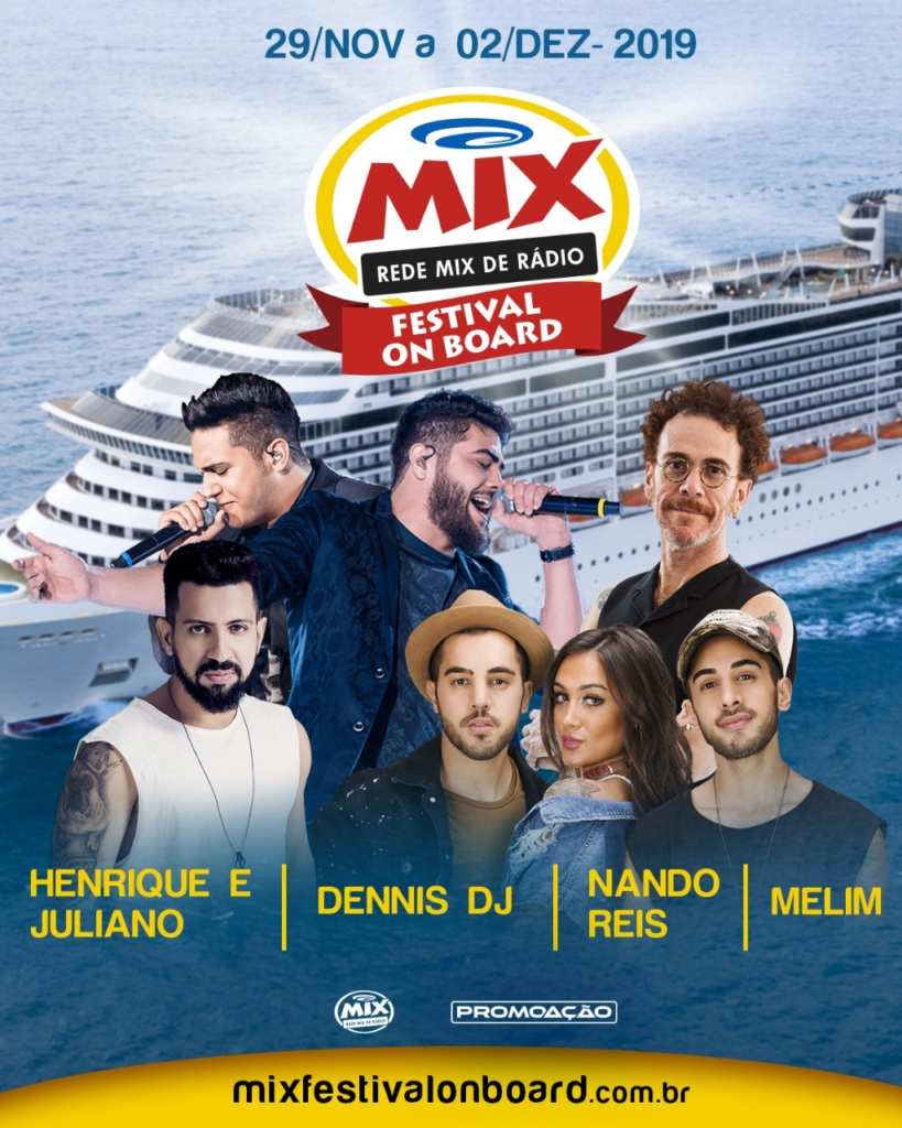 seu no Mix Festival On Board – Rádio Mix FM