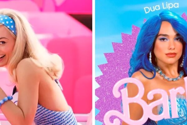 Margot Robbie e Dua Lipa como elenco de "Barbie"