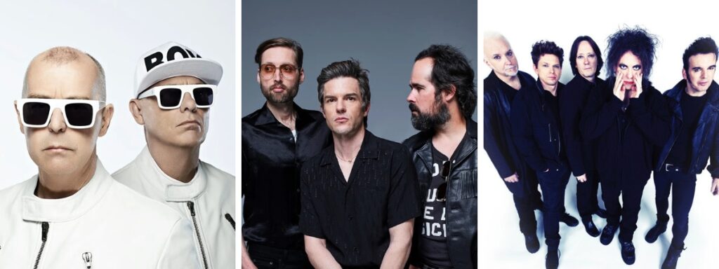 The Killers, The Cure e Pet Shop Boys