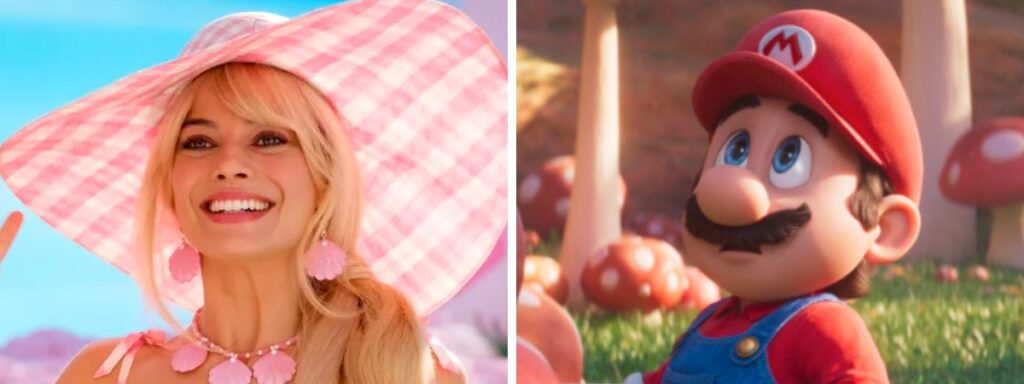 Barbie e Super Mario Bros